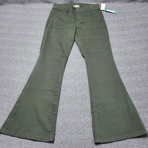 Kut from the Kloth Olive Ana High Rise Flare Panes